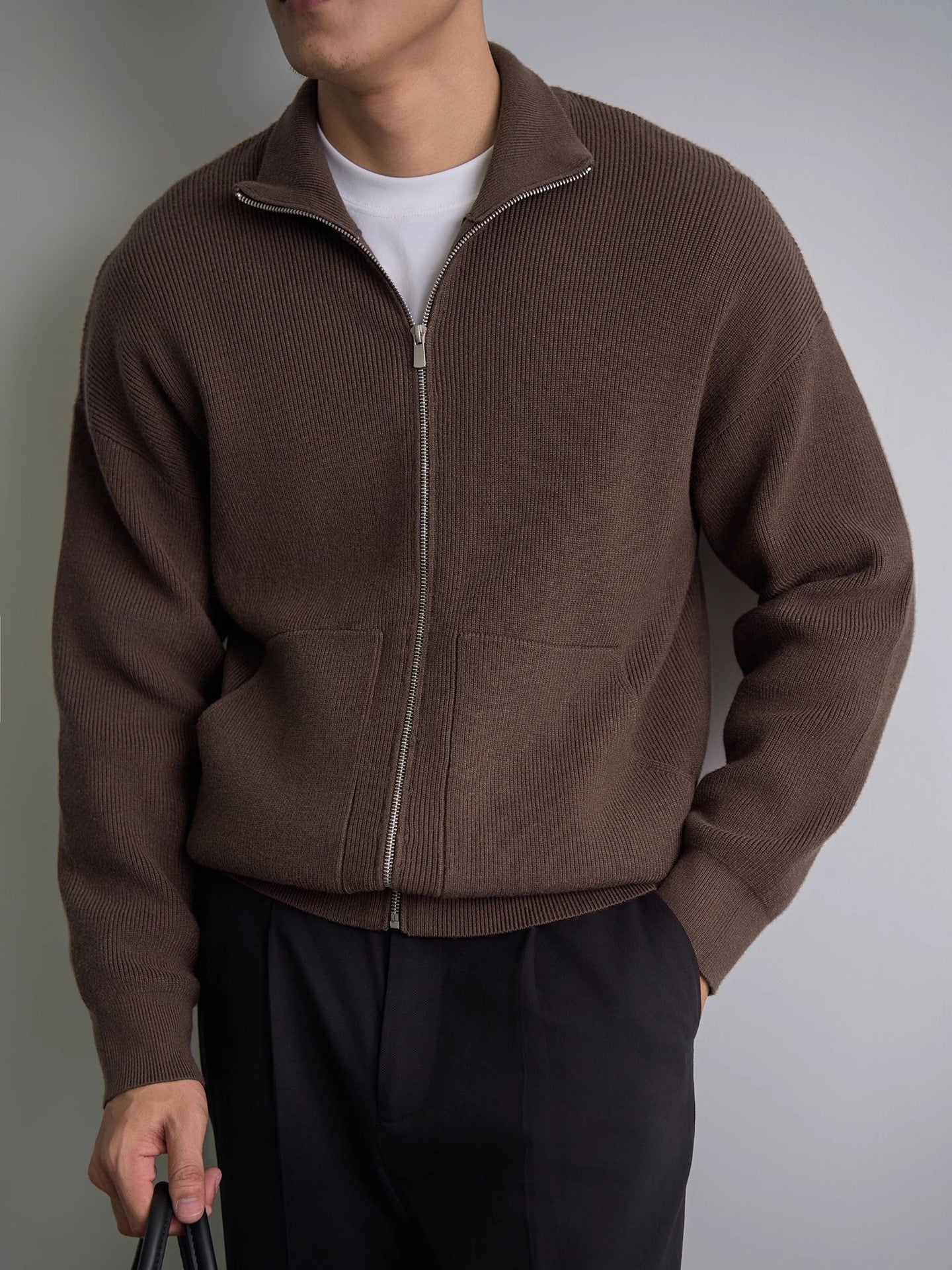 ZIP - HOODIE BROWN