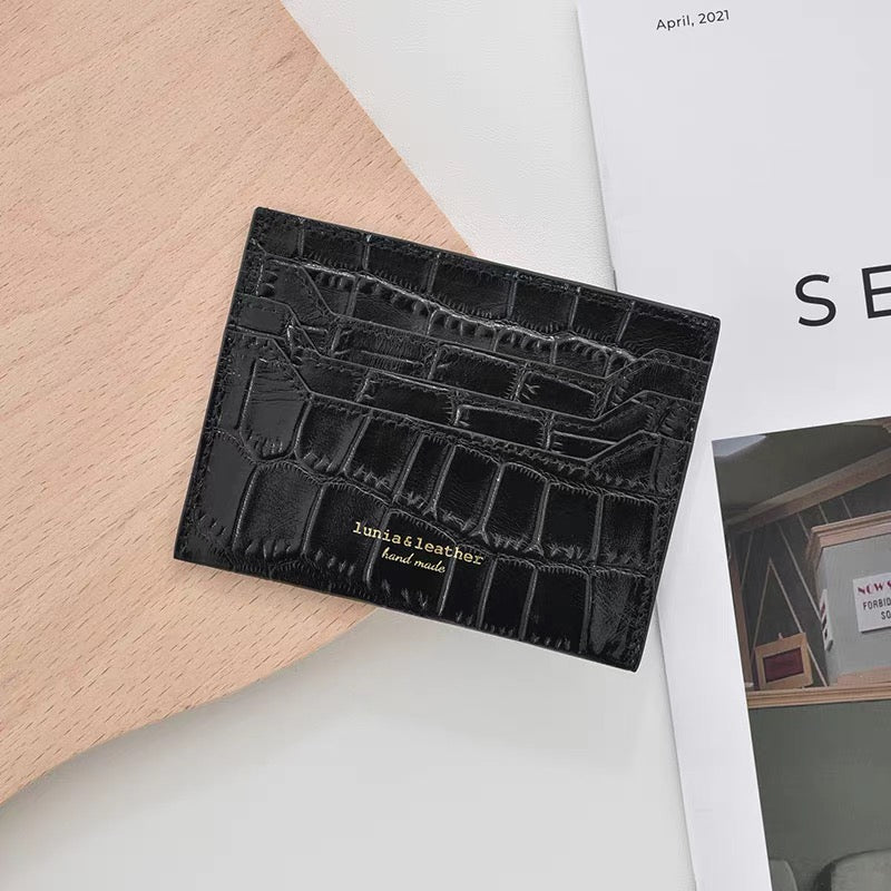 LUNIA & LEATHER CARDHODER