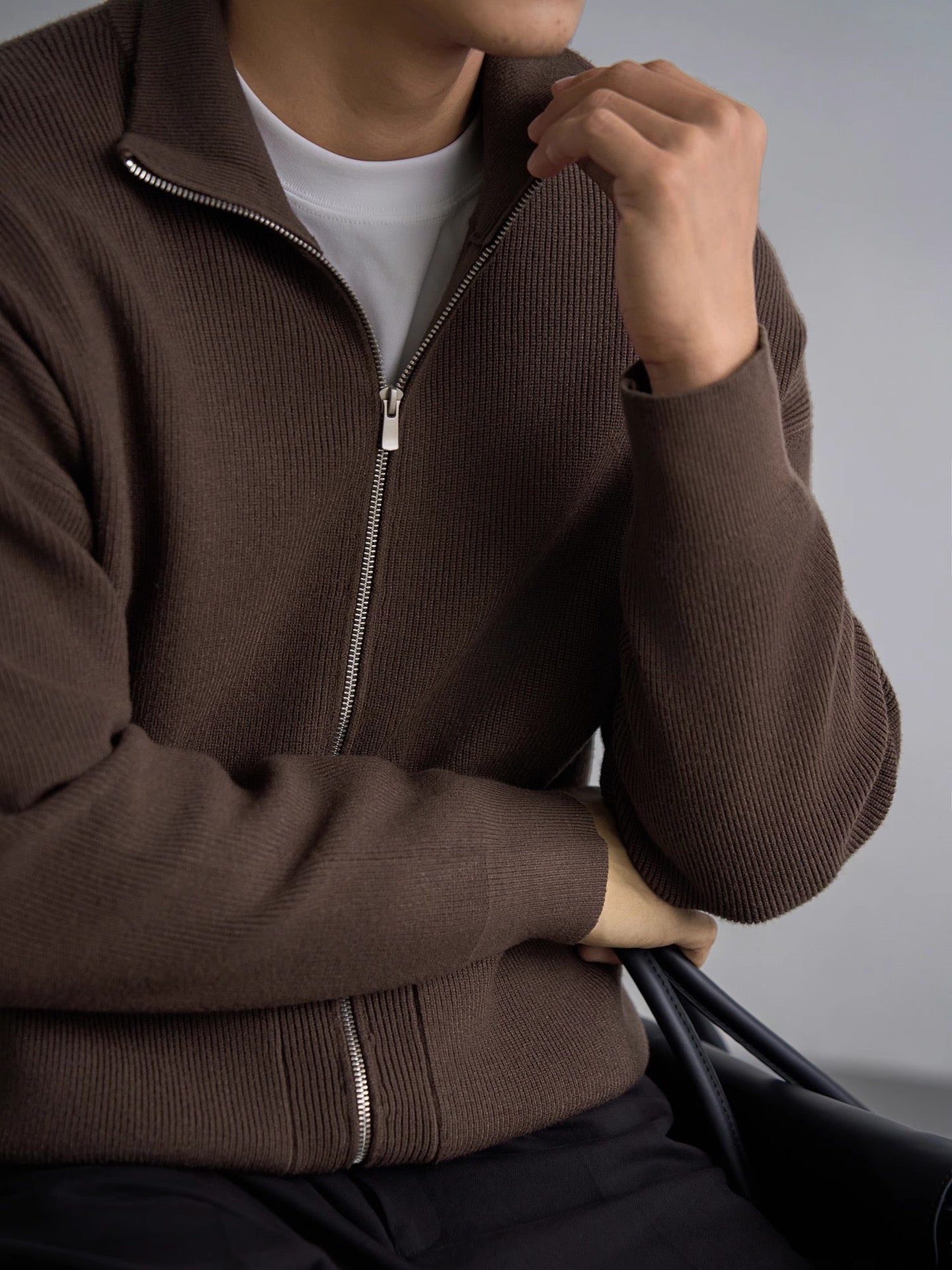 ZIP - HOODIE BROWN
