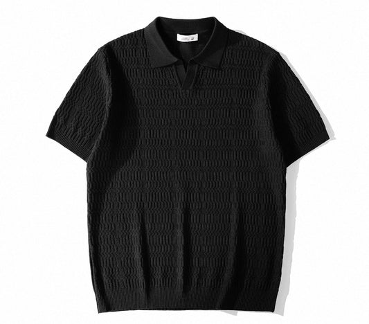 KNIT POLO T SHIRT