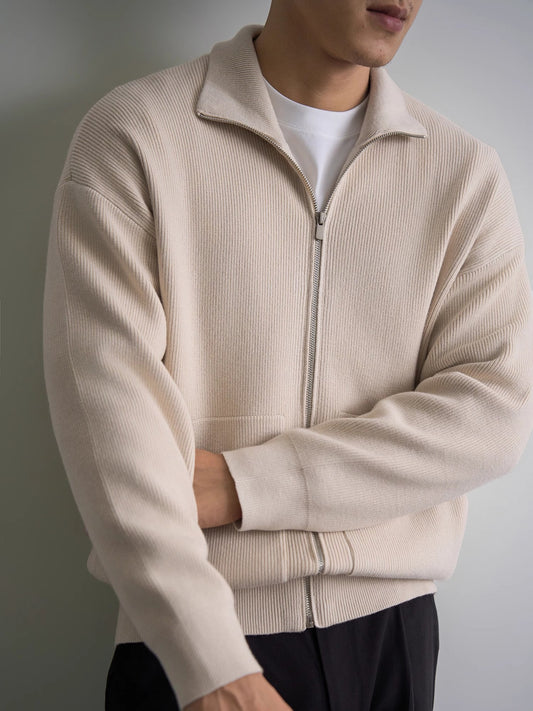 ZIP - HOODIE BEIGE