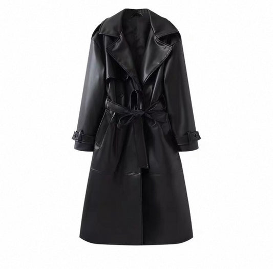 Classic Black Trenchcoat