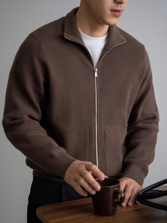 ZIP - HOODIE BROWN